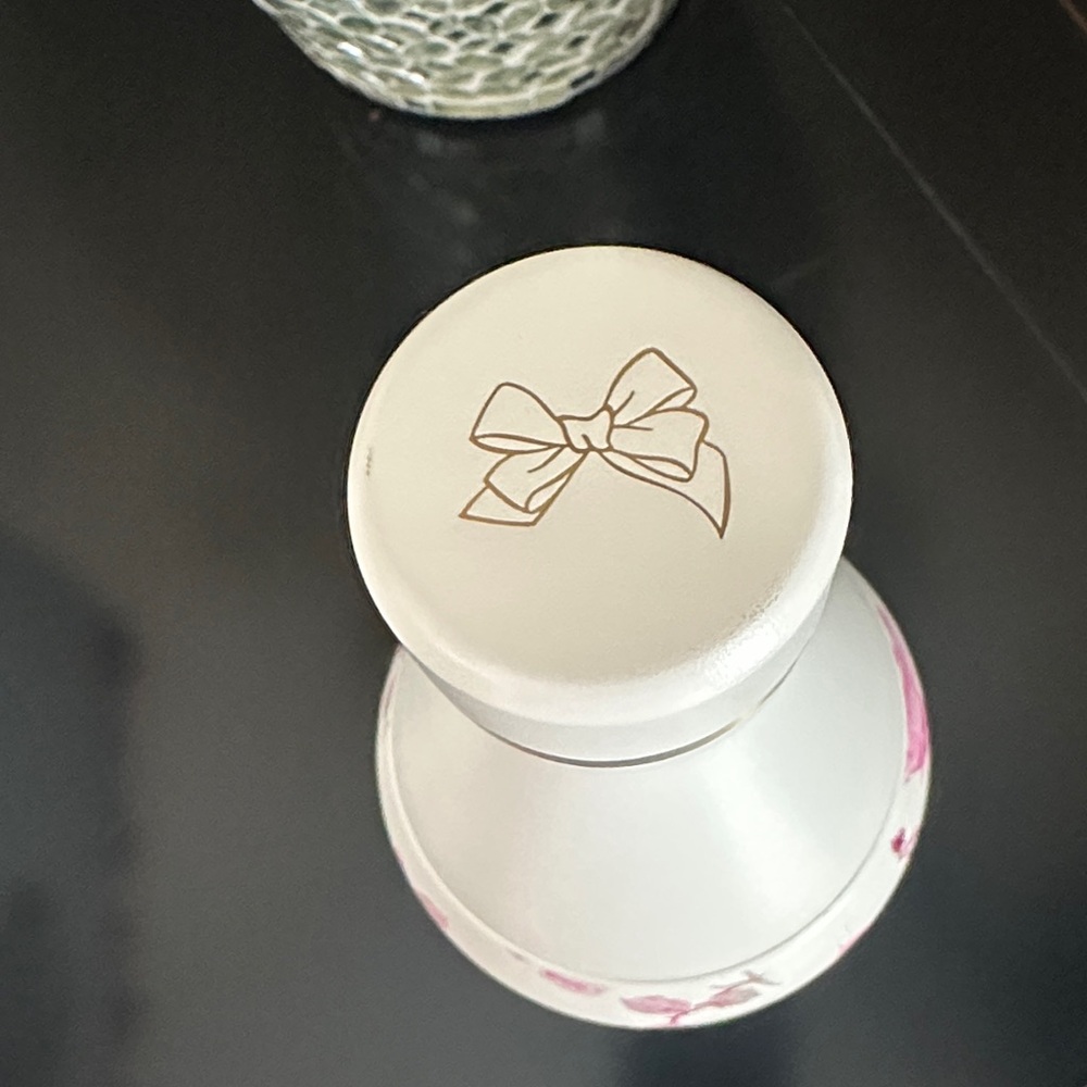 Stanley Pink and White Floral Accent Vase - Picture 2 of 5